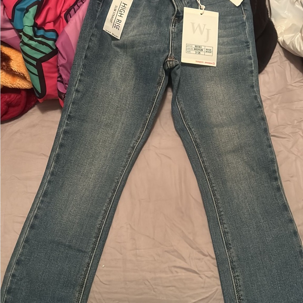 wax jean denim